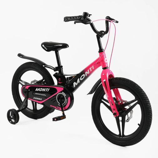 Дитячий двоколісний велосипед 18 дюймів Corso Monti магнієвий