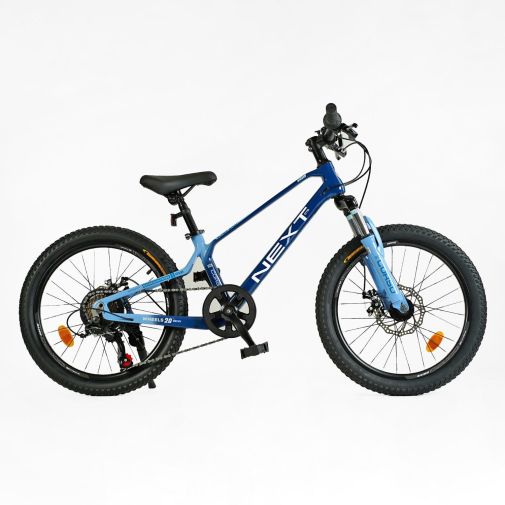 Детский спортивный велосипед 20 дюймов Corso Next магниевый, оборудование Shimano