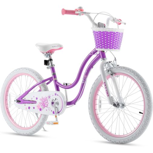 Дитячий двоколісний велосипед для дівчинки Royal Baby Stargirl 20 дюймів RB20G-1 з кошиком