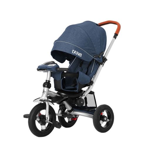 Дитячий триколісний велосипед TILLY TRAVEL T-387/1 з колясочною ручкою