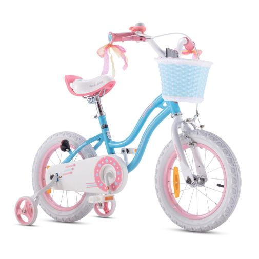 Детский двухколесный велосипед для девочки Royal Baby Stargirl 16 дюймов RB16G-1  с корзиной