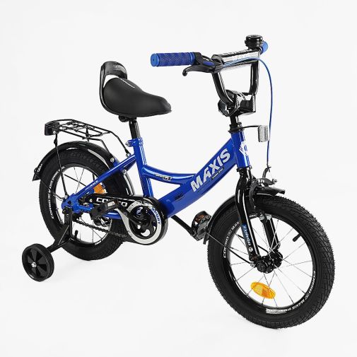 Детский двухколесный велосипед 14 дюймов Corso MAXIS с багажником