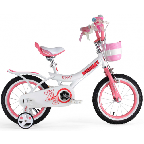 Дитячий двоколісний велосипед для дівчинки Royal Baby Jenny Girls 12 дюймів RB12G-4 з кошиком