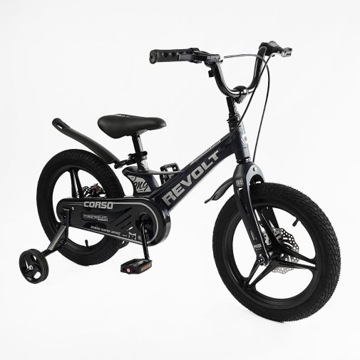Детский двухколесный велосипед 16 дюймов Corso Revolt магниевый