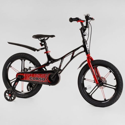 Дитячий двоколісний велосипед 18 дюймів Corso Elit магнієвий