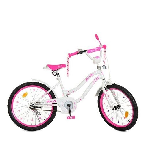 Дитячий велосипед для дівчинки Profi Star 20 дюймів з багажником