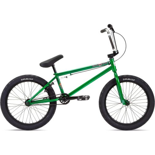 Велосипед трбковый 20" Stolen HEIST 21.00" 2023 DARK GREEN W/ CHROME Поворотное сиденье, рама 21''