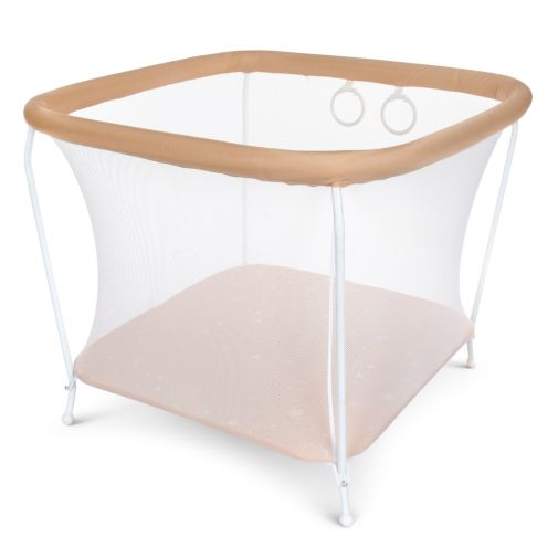 Детский манеж кубик Kids бежевый