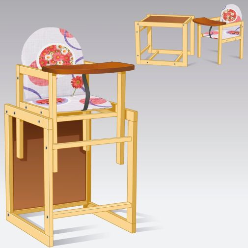 Стільчик для годування великий ТМ "Мася"