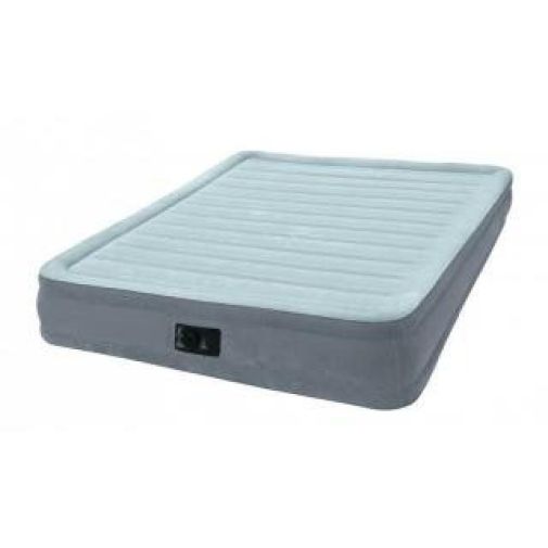 Надувная кровать-матрас Intex Comfort-Plush Mid Rise Queen 67770 L, встроеный электро-насос, 203 х 152 х 33 см