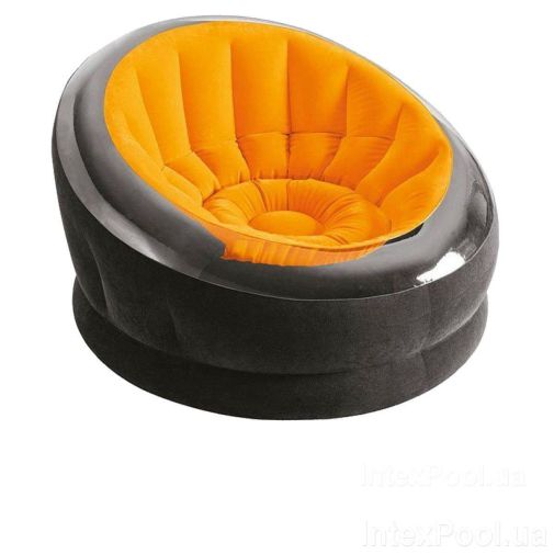 Надувное кресло Intex 68582 Empire Chair 112 x 109 x 69 см, оранжевое