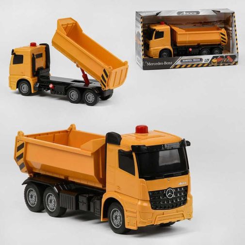 Спецтехника 9717 А (8) Грузовик, помповый подъем, инерция,в коробке