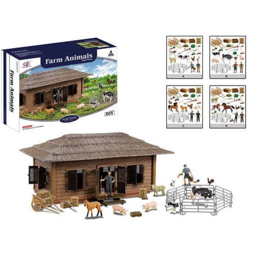 Ферма Q 9899 ZJ63 (12) 4 вида, в коробке