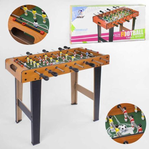 Футбол 1089 (4) напольный, деревянный, на штангах, в коробке