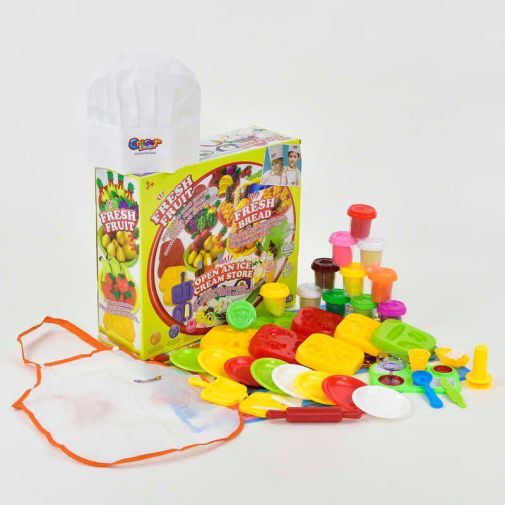 Тесто для лепки 8802 (12) 12 баночек теста, аксессуары, в коробке