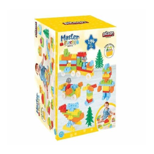 Конструктор 03-572 (6) 191 деталь, контейнер, "Pilsan"