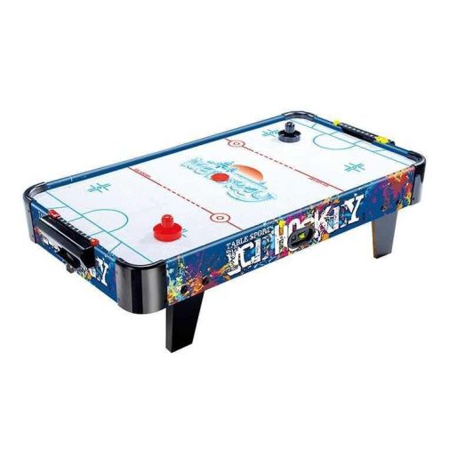 Аэрохоккей 3005 А (4) деревянный, от сети 220V, воздушный, счетное табло, в коробке