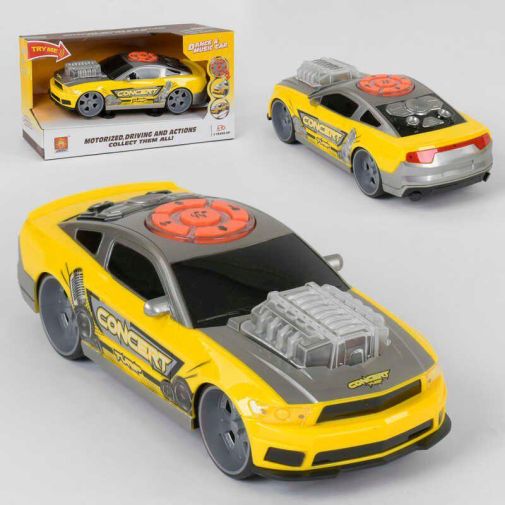 Машинка WY 100 B (24) световые и звуковые эффекты, в коробке