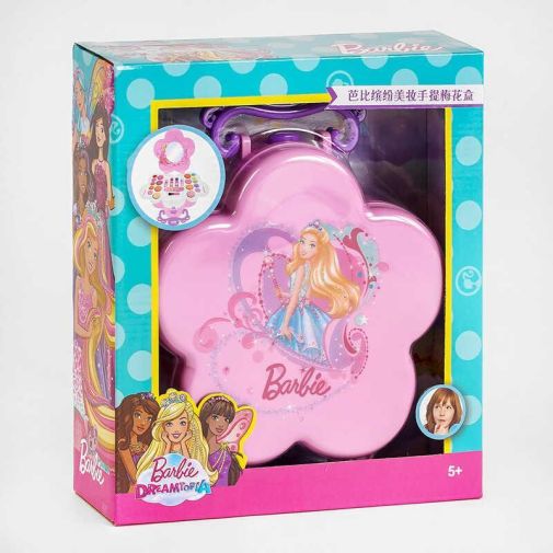 Косметика 22604 ВА (12) лаки для ногтей, помады, пилочка, тени, румяна, блески для губ, в коробке