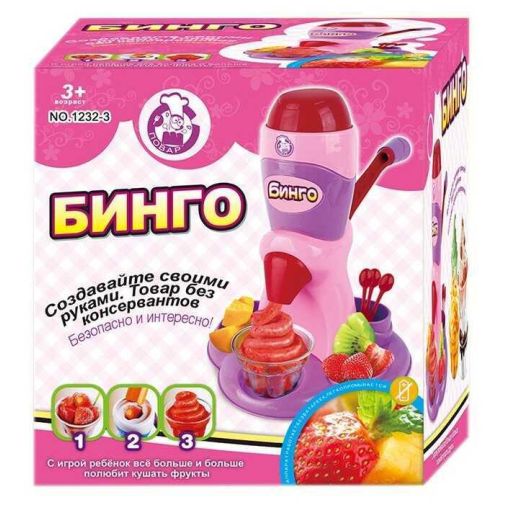 Мороженица 1232-3 (12/2) стаканчики и ложки, в коробке