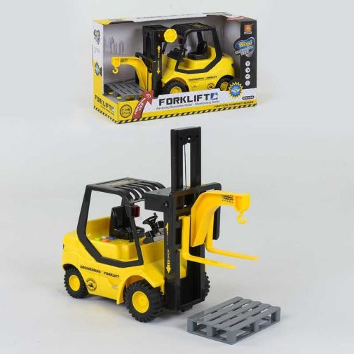 Машина Погрузчик WY 370 А (18) инерция, свет, звук, в коробке