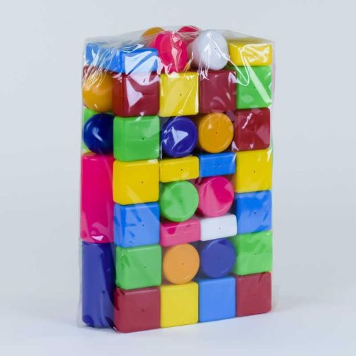 гр Набір дитячий "Будівельник № 2" арт 095/2 (2) "BAMSIC" 44 детали, в пакете