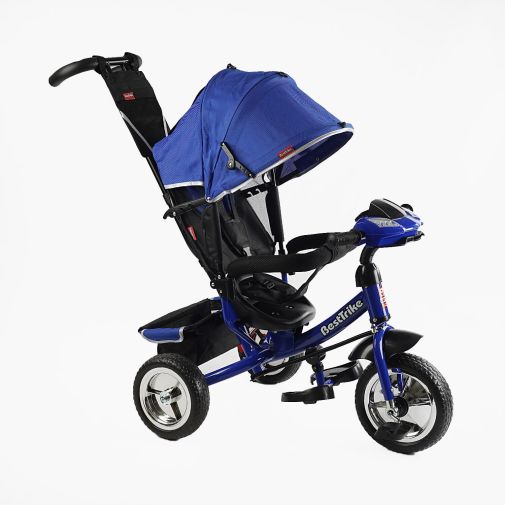 Детский трехколесный велосипед Best Trike 6588 пена/фара, с родительской ручкой