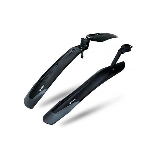 Крила 24-29" RBRL RL-910F/R швидкозмінні (кріпл. на корону вилки і підсідел.) чорн.
