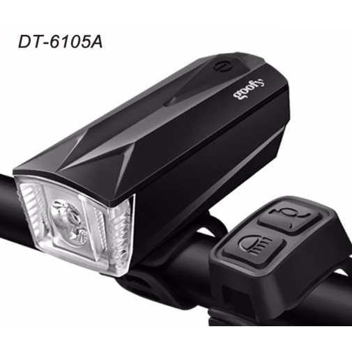 Свiтло перед. BC-FL1592 190лм LED живлення Li-on 1200mAh з ел дзвiнком USB Pl