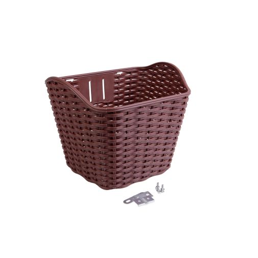 Кошик без стійки 26-28" Pl H340*W260*D270 коричневий з кронштейном