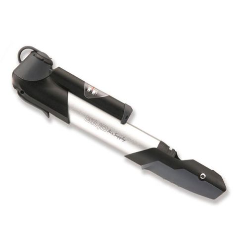 Насос мини GIYO GP-961A с манометром AL AV / FV (80psi) T-ручка (серый)