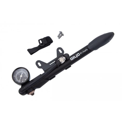 Насос трансформер AV / FV для колес и вилок GIYO GS-41P с манометром (300psi) AL (серый)