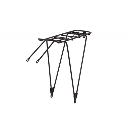 Багажник 26" стальной прутковый 135×350 мм чёрный матовый