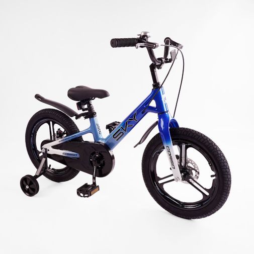 Детский двухколесный велосипед 16 дюймов Corso Sky магниевый