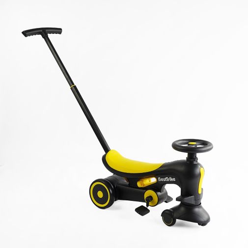 Дитячий велосипед-толокар Best Trike BST з батьківською ручкою та кермом
