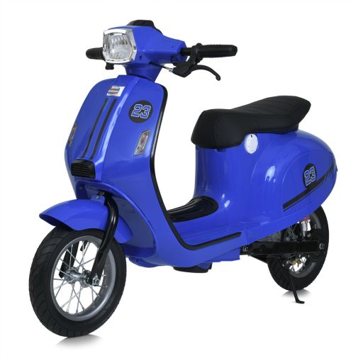 Детский электромотоцикл 2 колесный ретро Vespa Sport Bambi M 6017AL