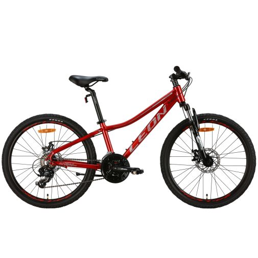 Велосипед гірський підлітковий 24 дюйми Leon Junior DD CS 2025 алюмінієвий, рама 12"