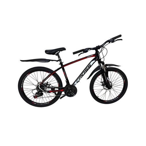 Велосипед гірський алюмінієвий 24 дюйми CrossBike Tracker 2024, рама 15"