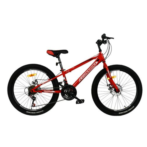 Велосипед горный подростковый 24 дюйма CrossBike Spark алюминиевый, рама 11"