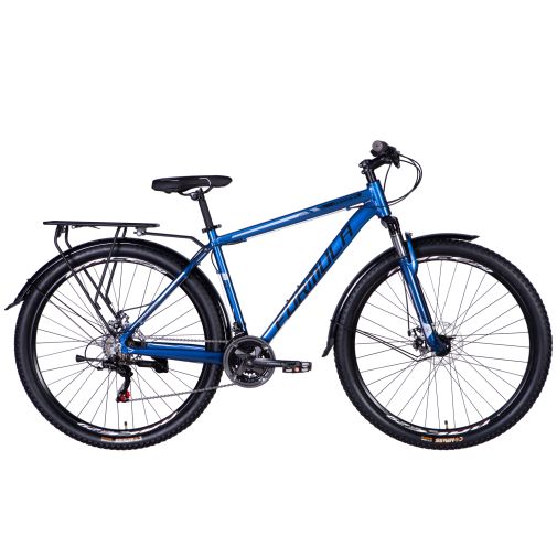 Велосипед горный алюминиевый 29 дюймов Formula Motion Plus DD FR 2025, с багажником, рама 19''