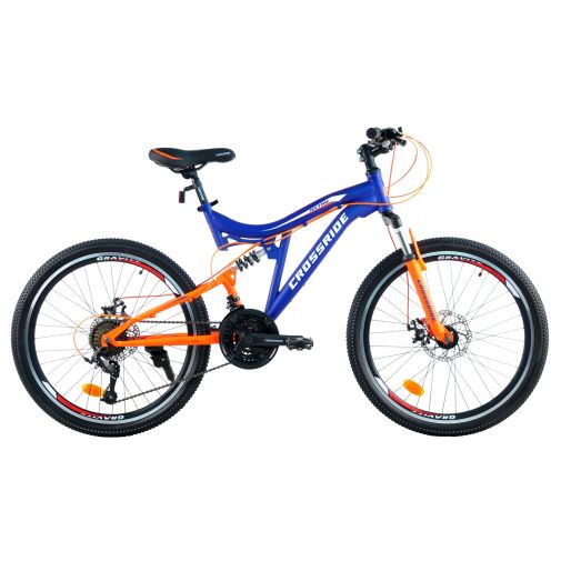 Велосипед горный подростковый Crossride Nitro 24 дюйма, рама 17"