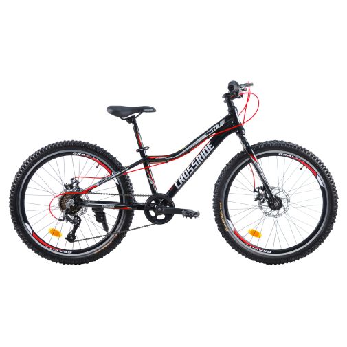 Велосипед гірський підлітковий Crossride Ramzy 24 дюйми алюмінієвий, рама 13"