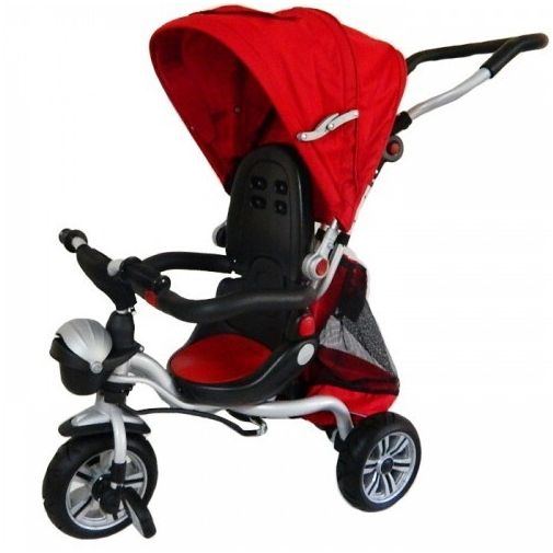 Дитячий триколісний велосипед із батьківською ручкою AC-1 EVA