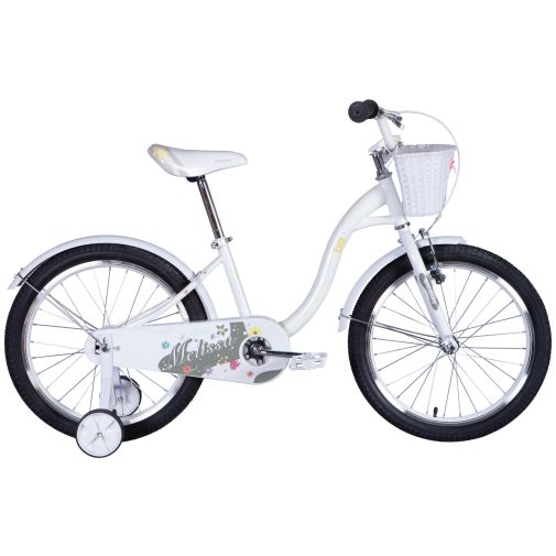 Детский велосипед для девочки 20 дюймов SPACE KID MELISSA BH 2024 с корзиной, с крылом