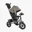 Детский трехколесный велосипед Best Trike 3390 надувные/фара, с USB, пультом, родительской ручкой