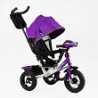 Детский трехколесный велосипед Best Trike 3390 надувные/фара, с USB, пультом, родительской ручкой