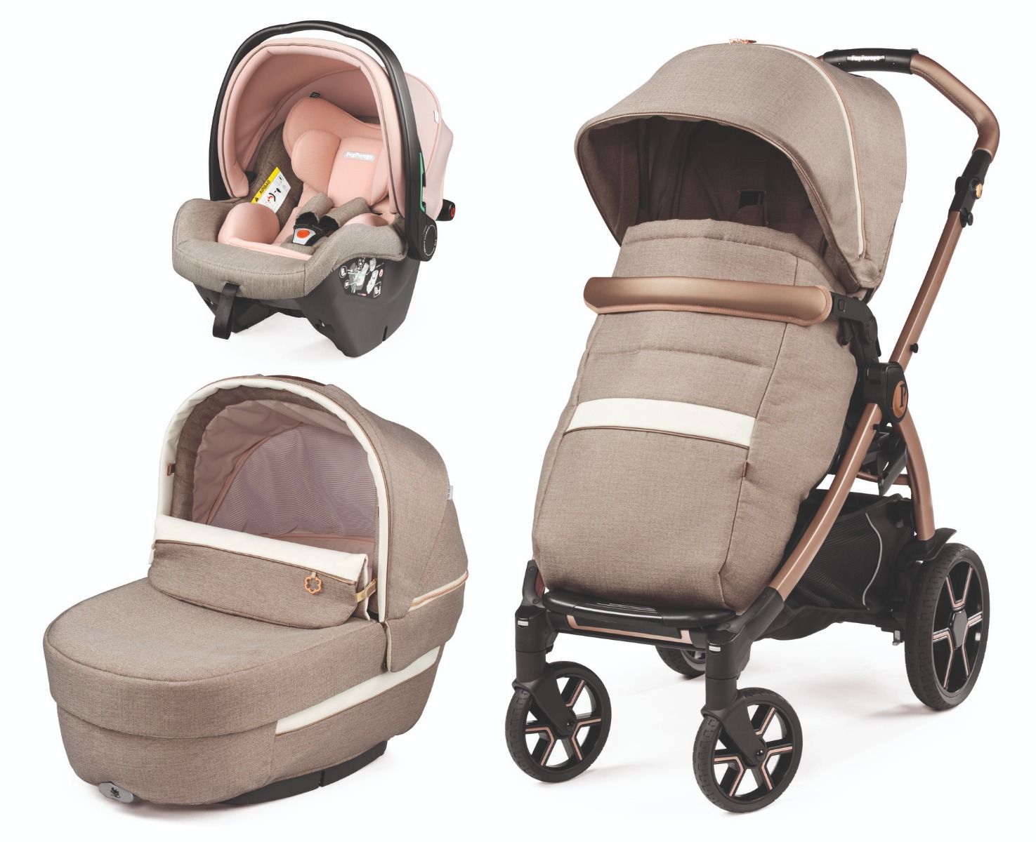 Універсальна коляска 3 в 1 Peg-Perego Book Mon Amour SLK