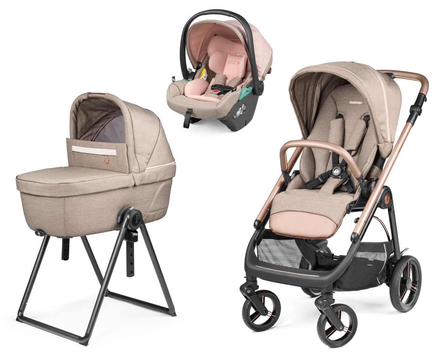Універсальна коляска 3 в 1 Peg-Perego Veloce з підставкою для люльки