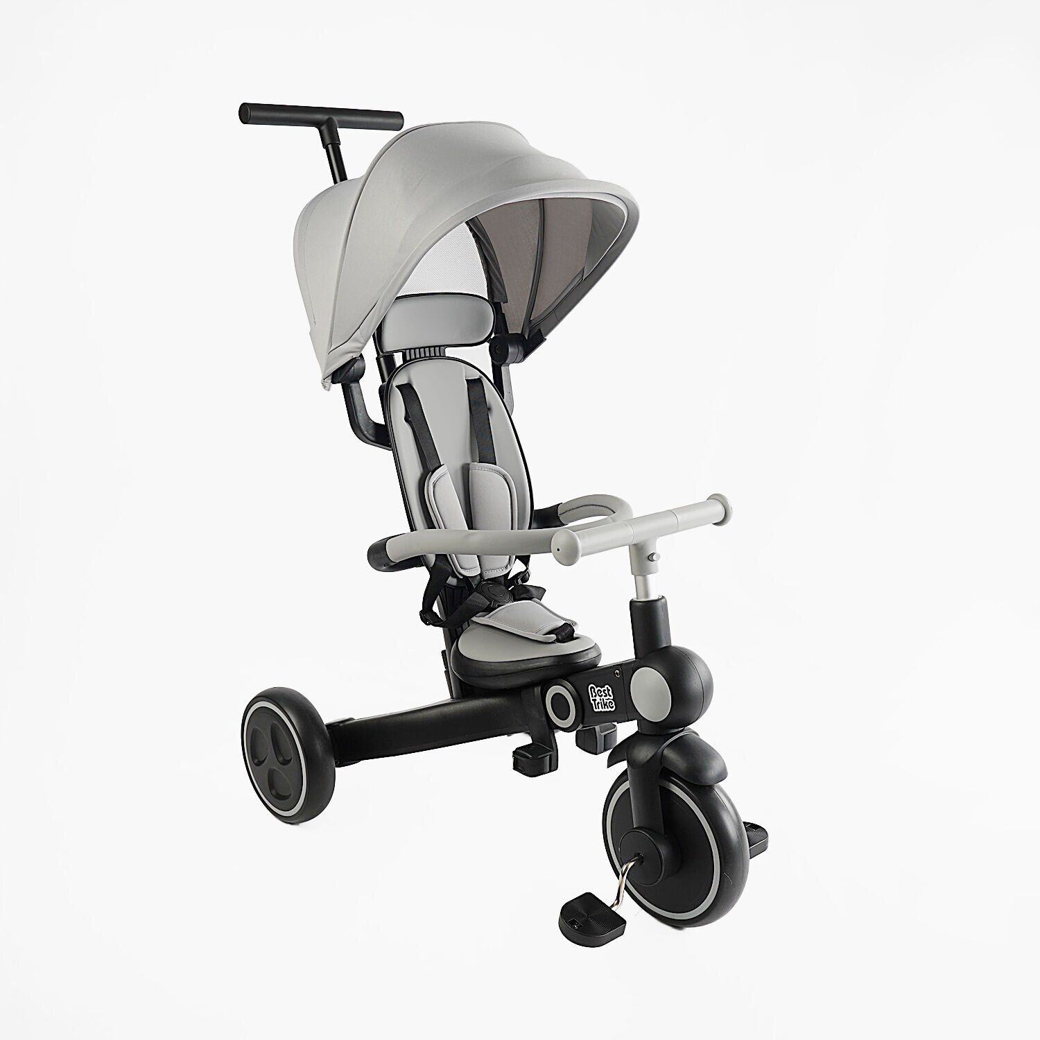 Детский трехколесный велосипед-трансформер Best Trike BS-12 EVA складной