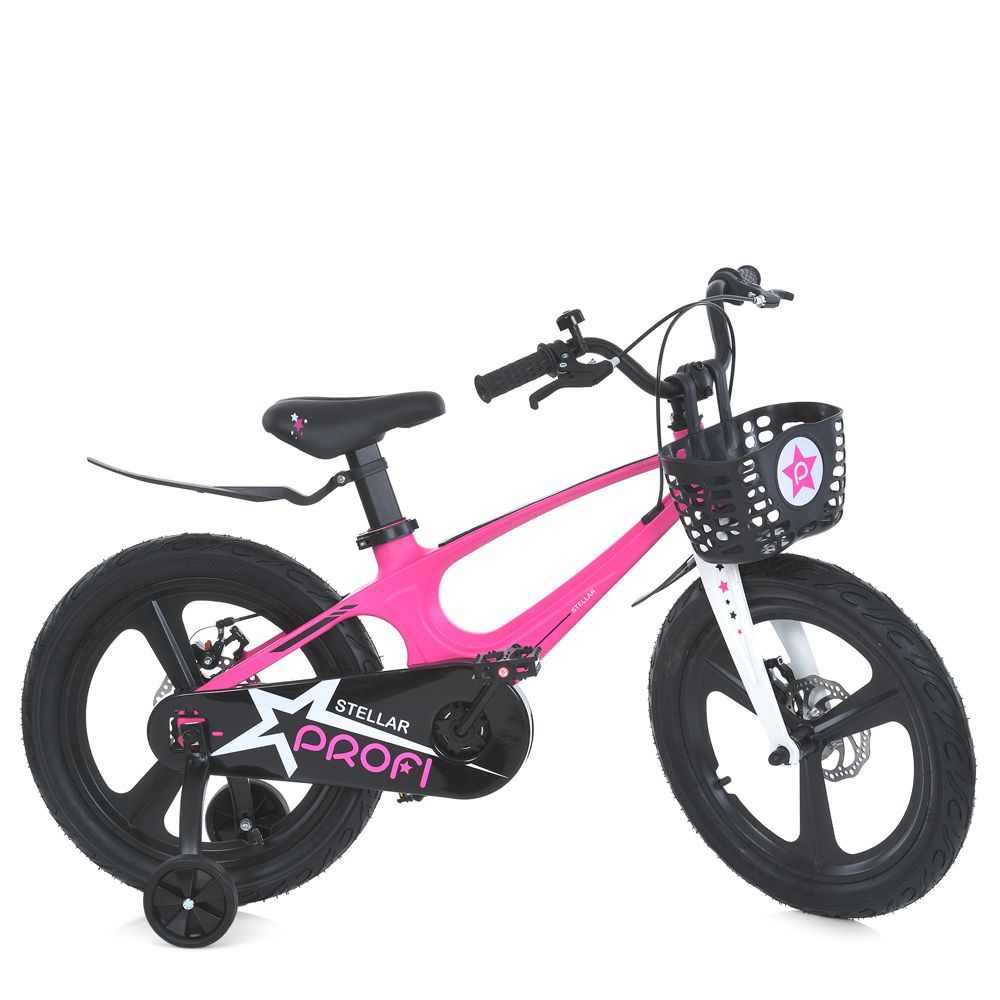 Детский велосипед Profi Stellar 18 дюймов магниевый с корзиной